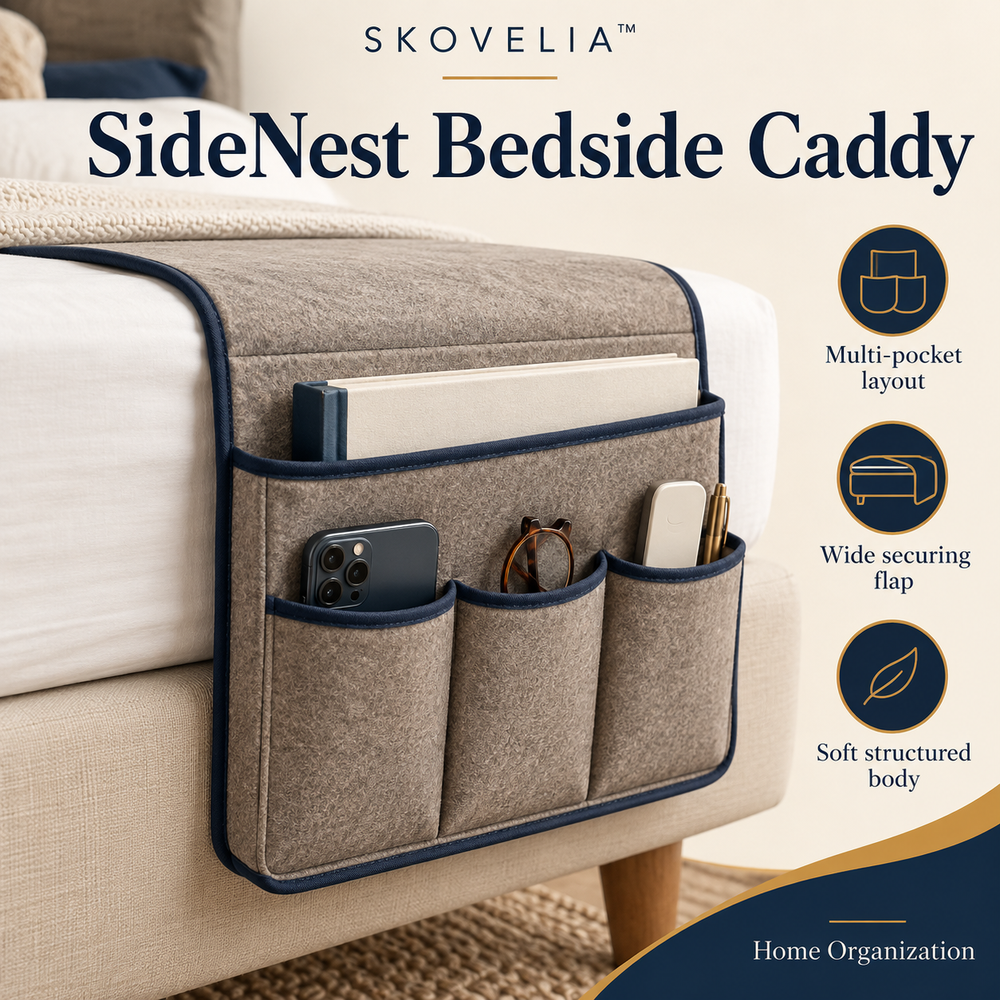 SKOVELIA™ SideNest Bedside Caddy