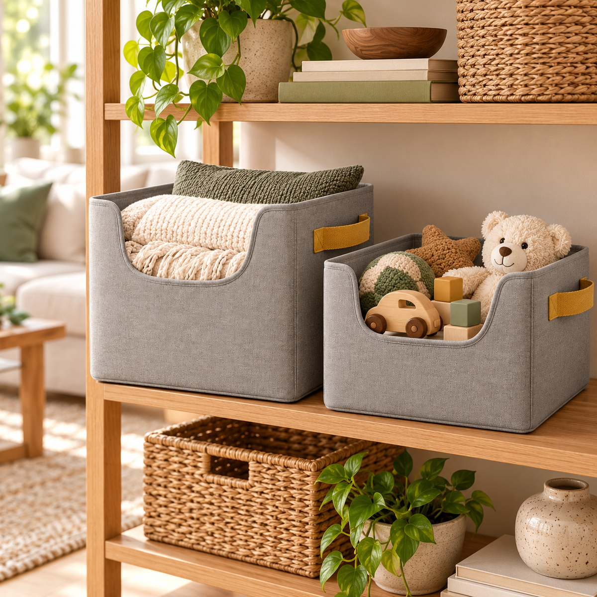 SKOVELIA™ SoftFrame Storage Bin Pair