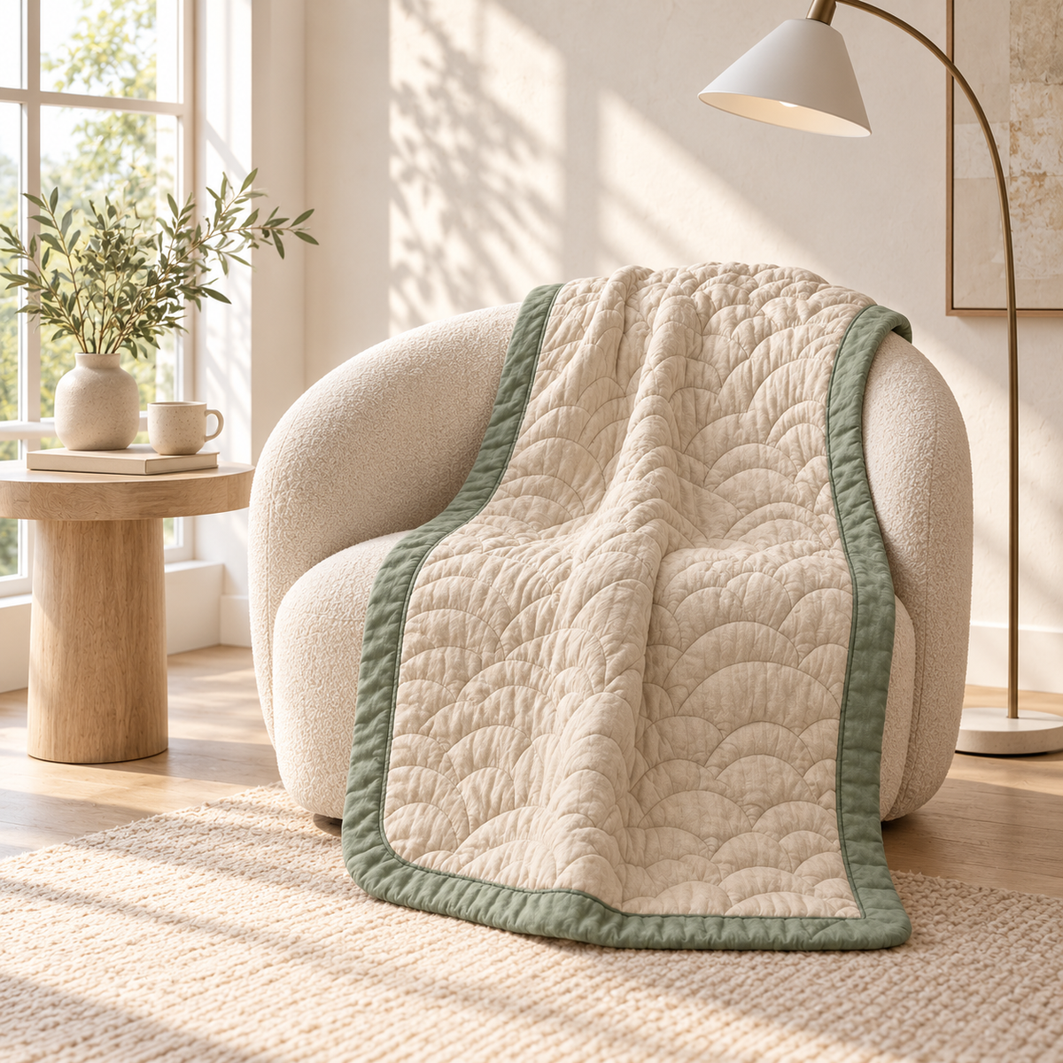 SKOVELIA™ Cloudline Quilted Throw