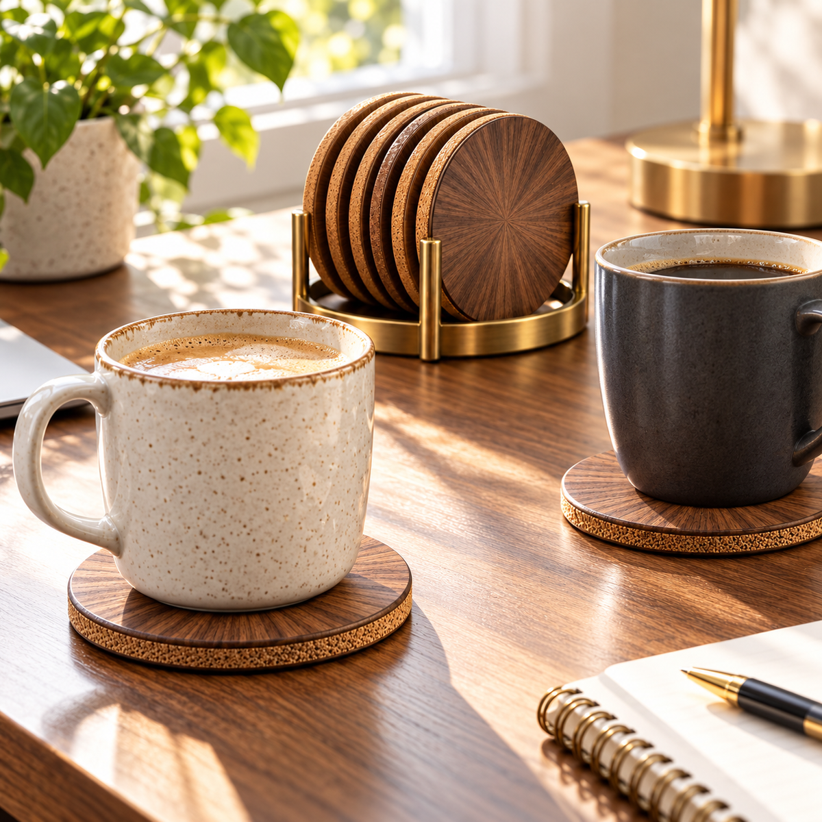 SKOVELIA™ HaloGrain Coaster Set
