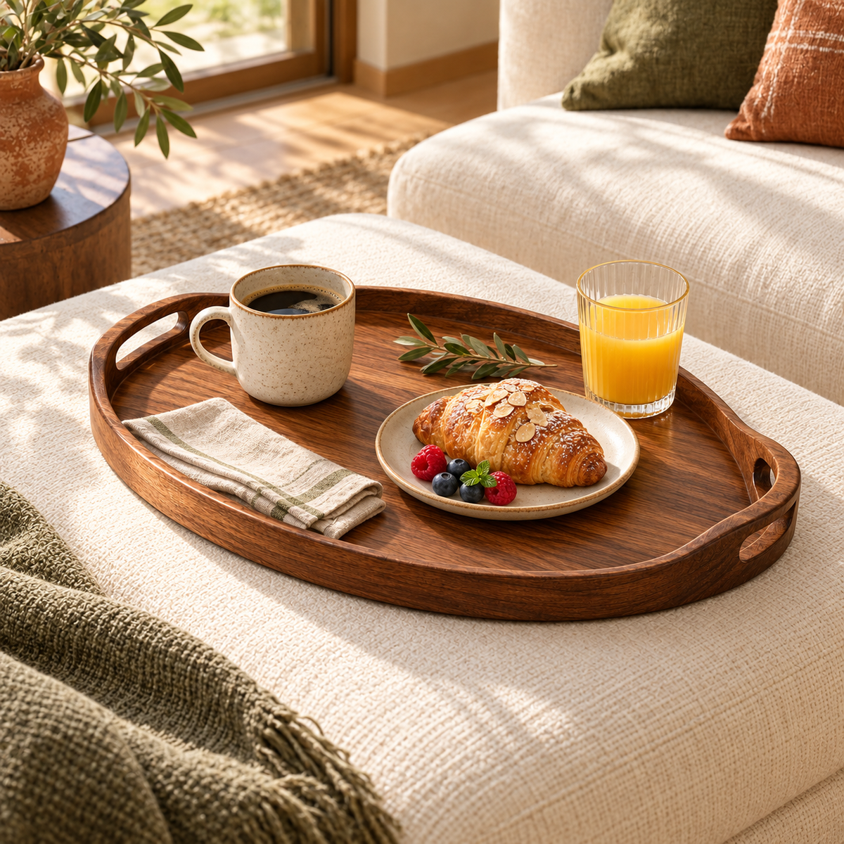 SKOVELIA™ Hearthline Wood Serving Tray
