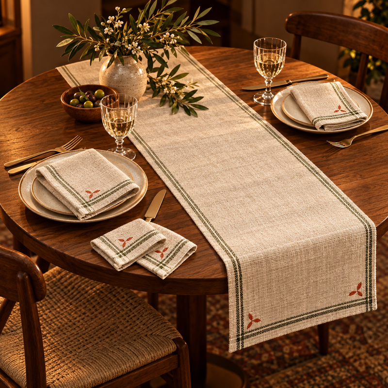SKOVELIA™ MeadowFold Table Linen Set