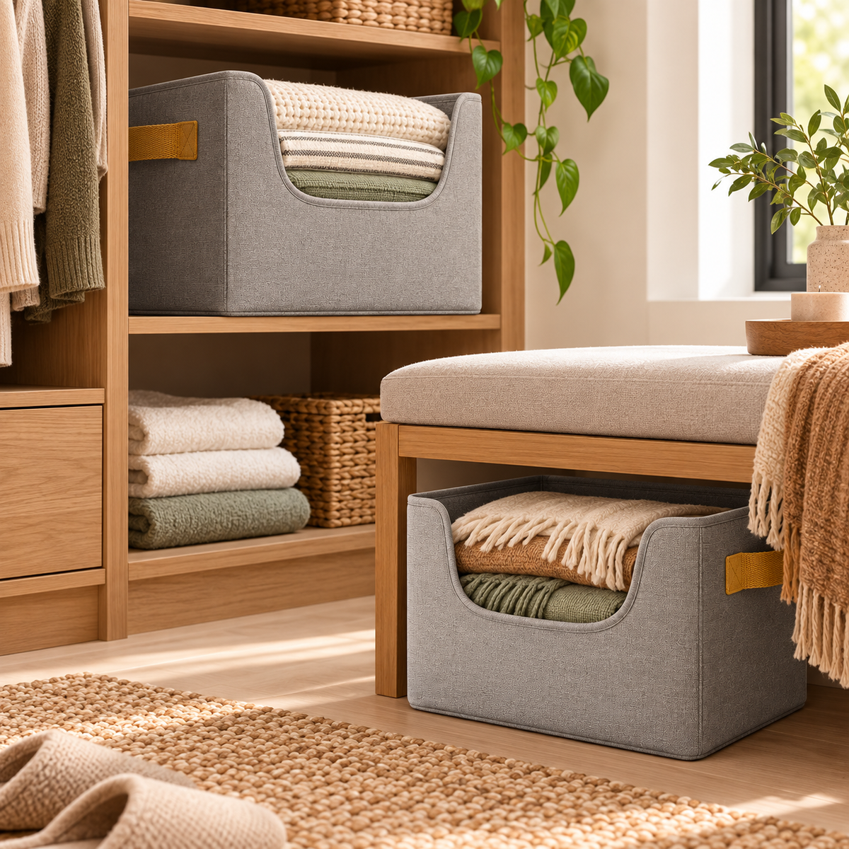 SKOVELIA™ SoftFrame Storage Bin Pair